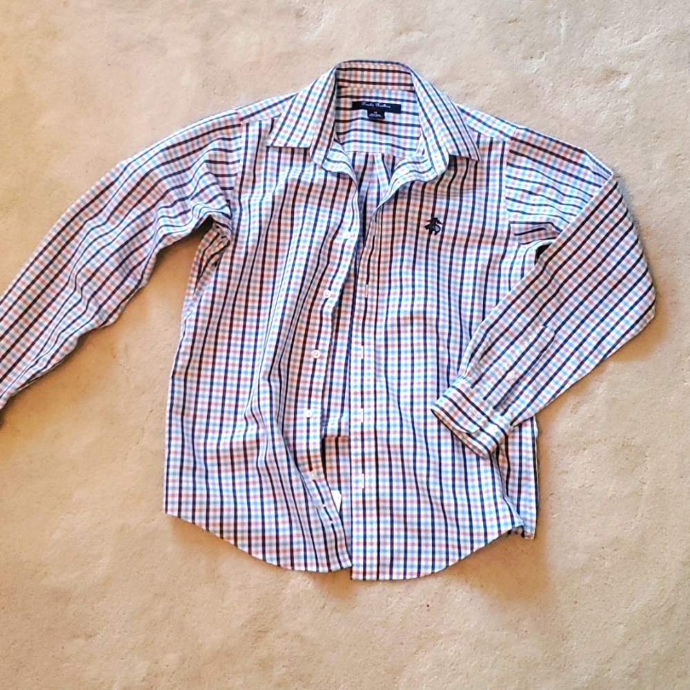 Brooks Brothers boys 100% cotton button down shirt